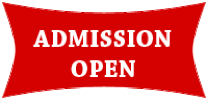 Admission open. Admission logo. Open. Admission open for. Open tags
